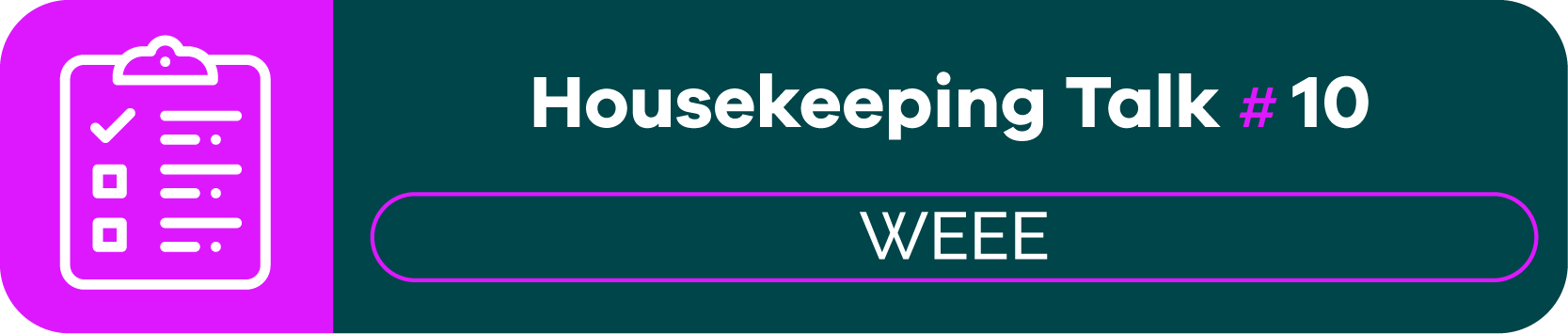 Housekeeping Talks #10