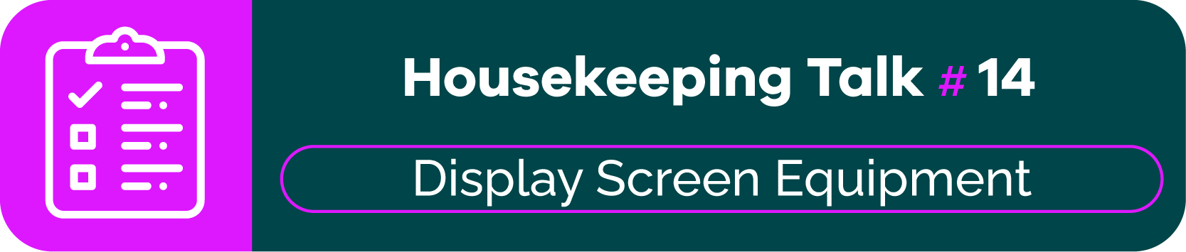 Housekeeping Talks #14