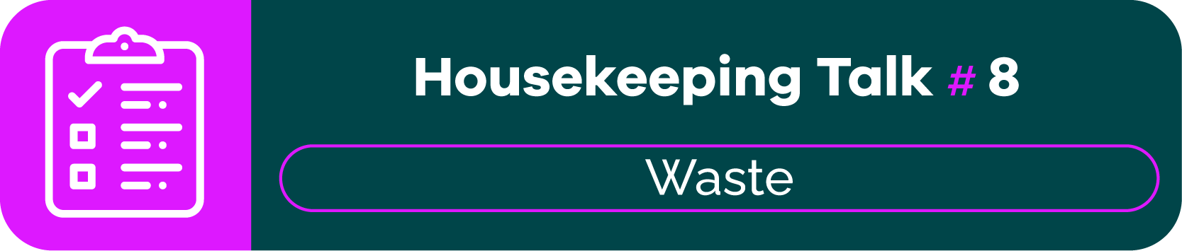 Housekeeping Talks #8